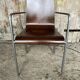 ZOE Armchair Design By Archirivolto LIGNE ROSET Grey Metal + Wood Shell