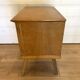 Vintage 1950s Nightstand – Compass Legs & Fluted Front