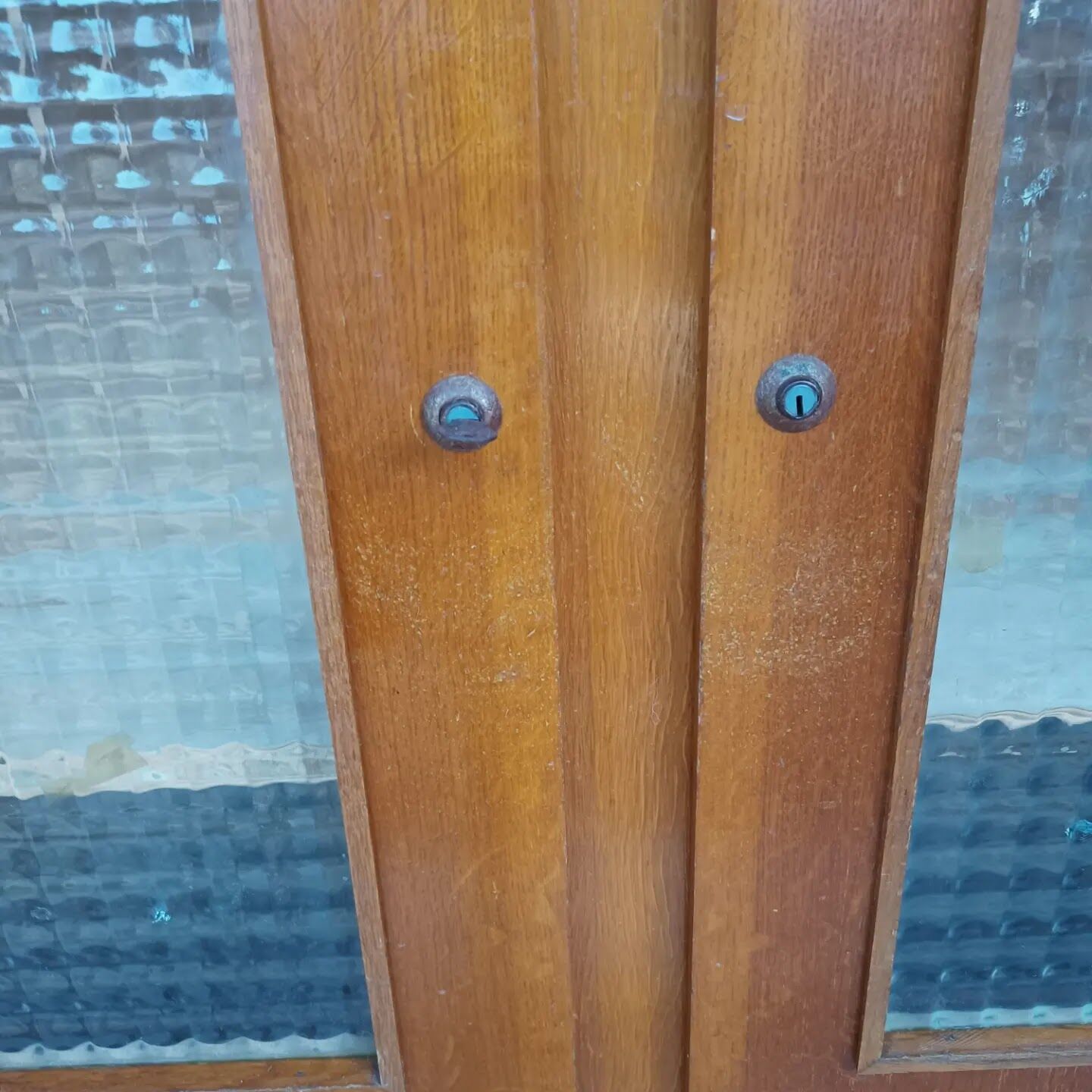 Vintage school cabinet