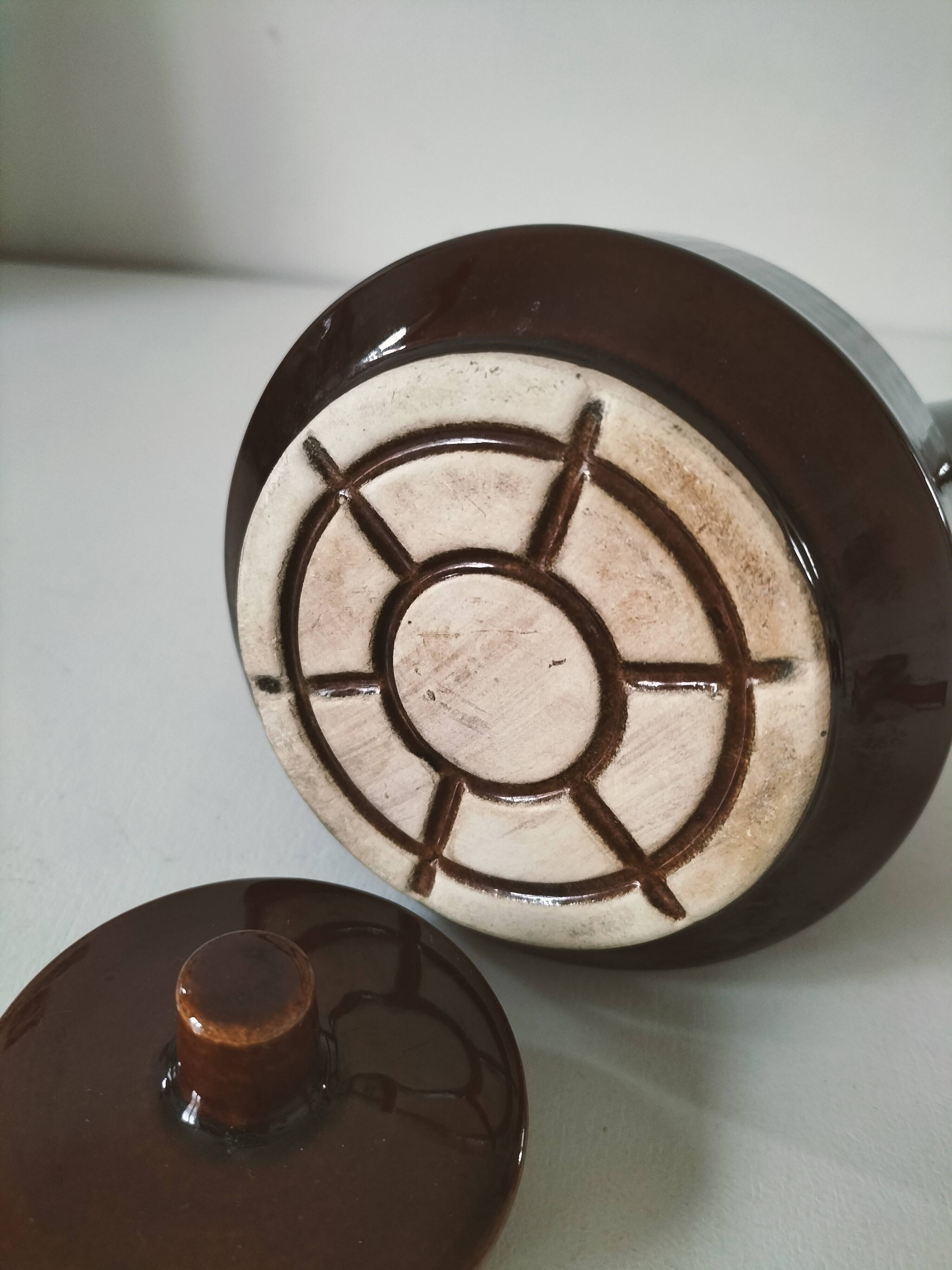 Vintage Melitta chocolate brown coffee maker – 1970s