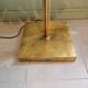 Solid brass plant-shaped floor lamp