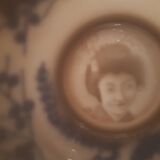 Tea set, 8 cups, fine porcelain from Japan, 40s/50s