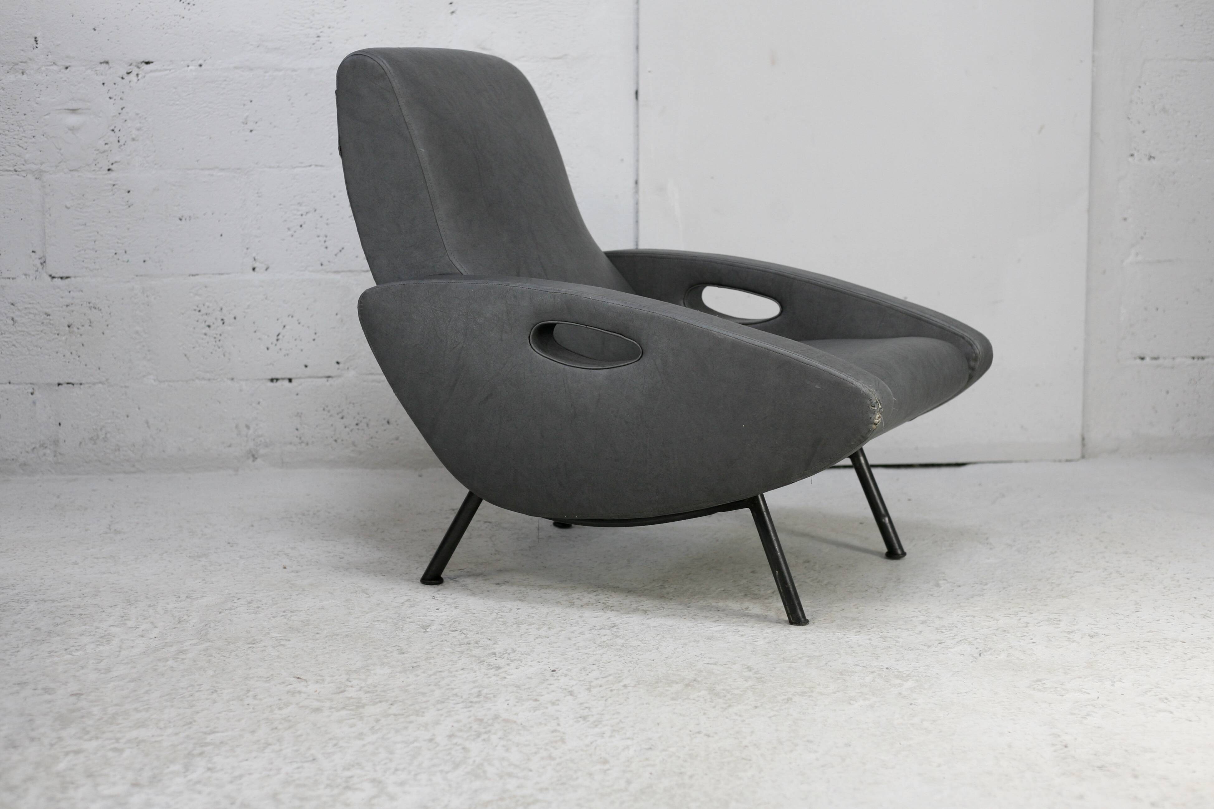 Vintage armchair by François Letourneur, Mourra edition, France, circa 1955