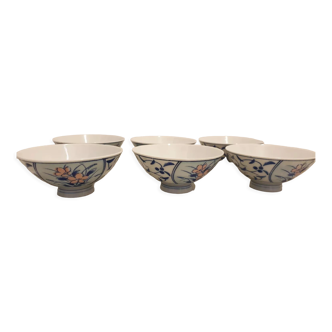 6 porcelain bowls