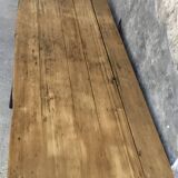 Farm table 230 cm - black base - early 20th century