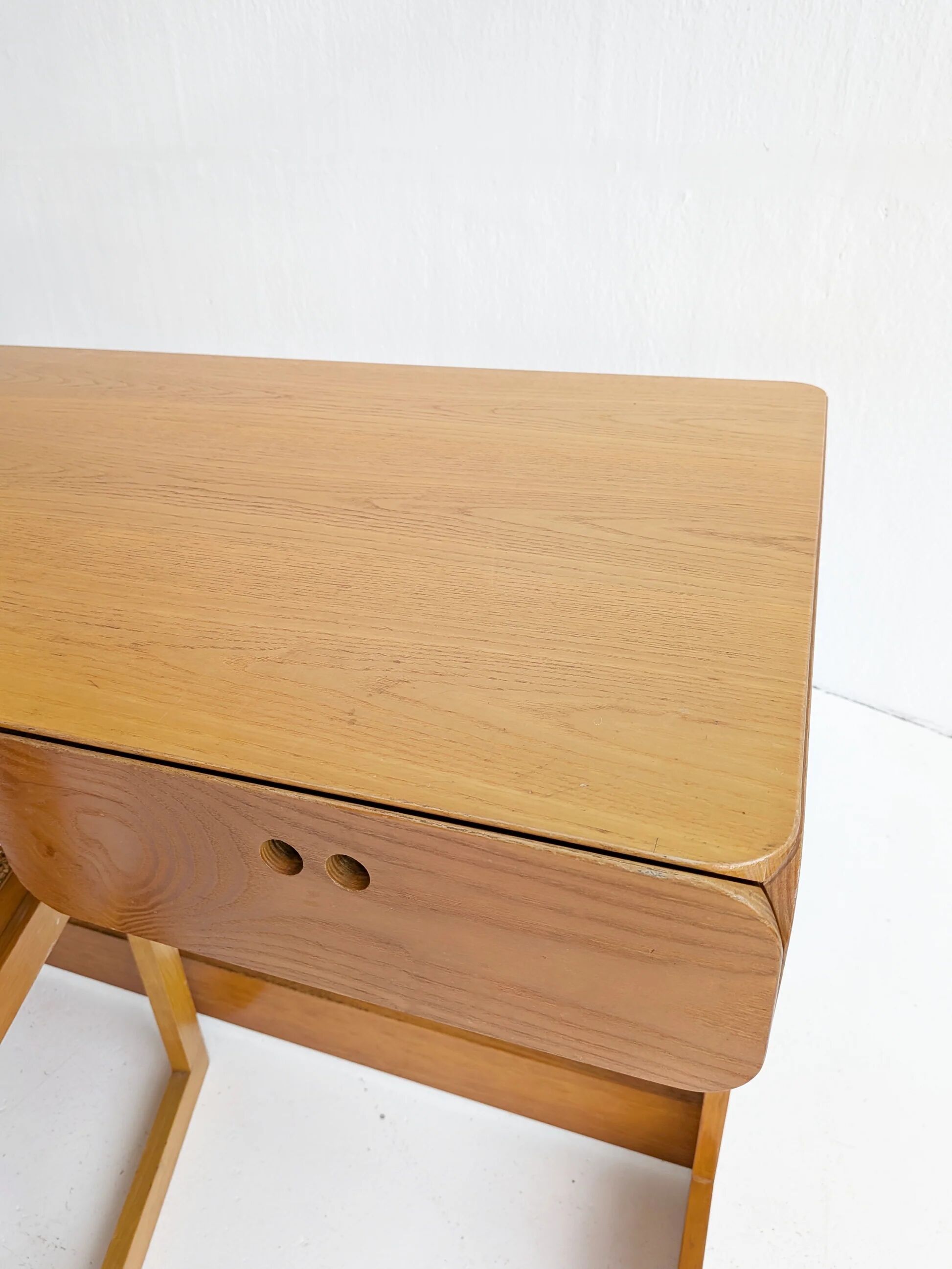 Midcentury desk & matching armchair by Derk Jan De Vries 1970s