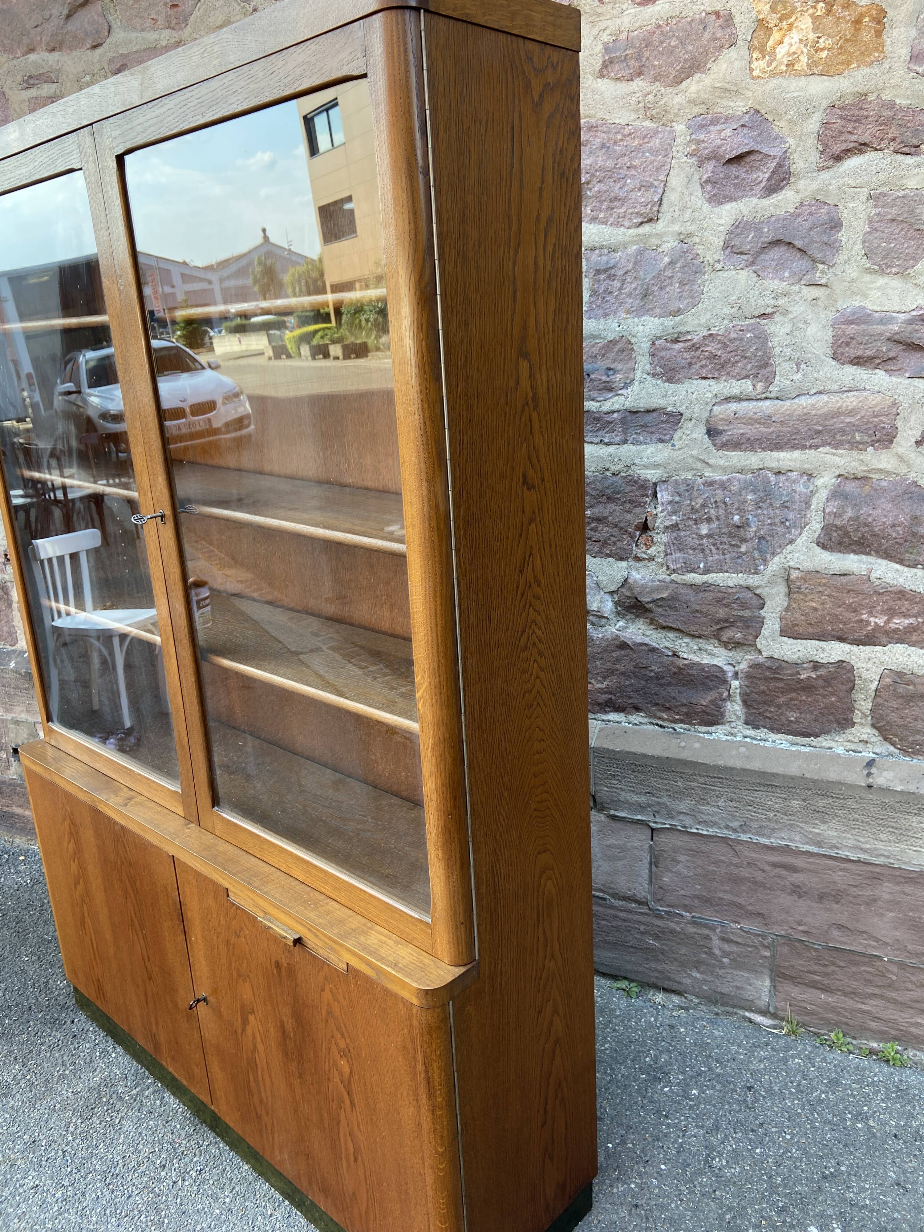 Art deco bookcase 50s