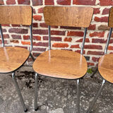Set of 4 formica chairs