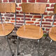 Set of 4 formica chairs