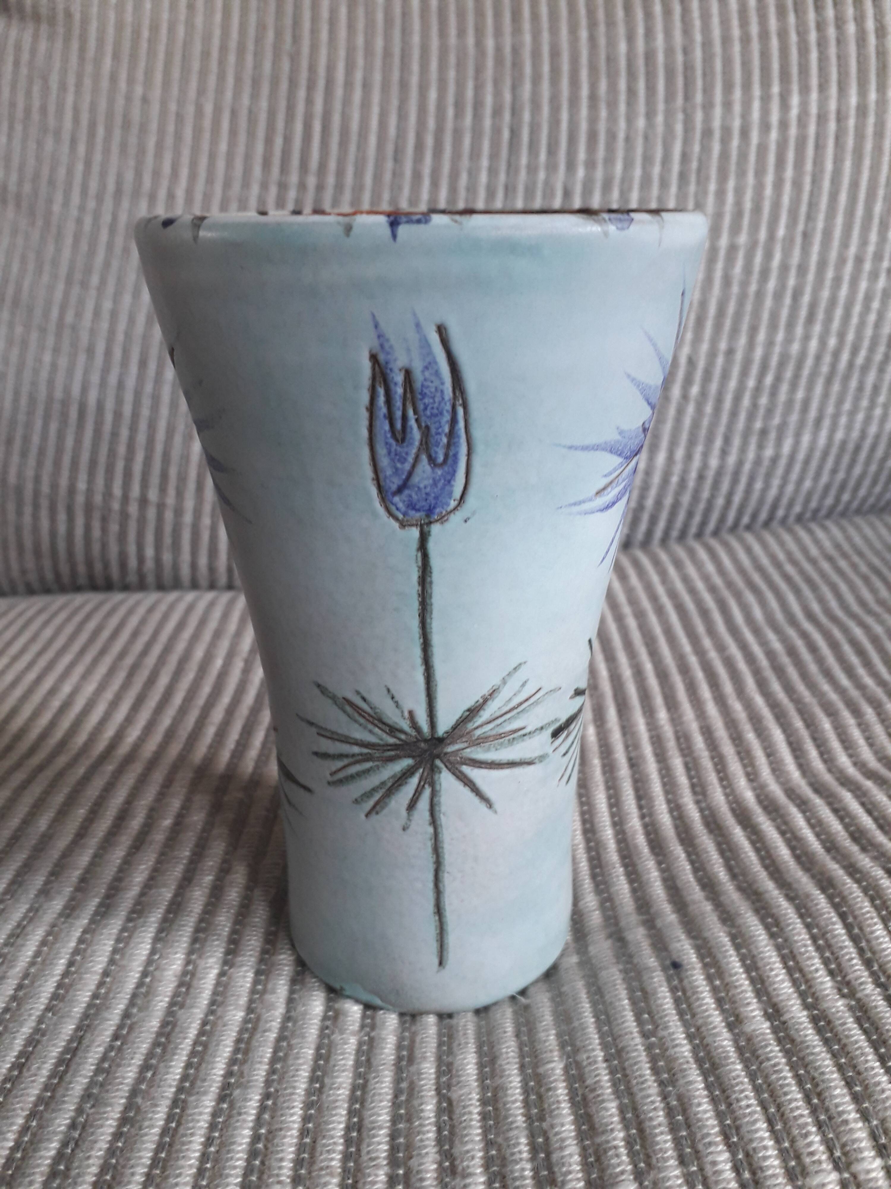 Vintage vase signed Savoie