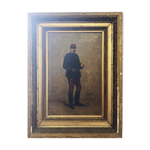 Huile sur toile de Louis - emile