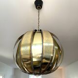 Danish brutalist pendant lamp by Holm Sorensen