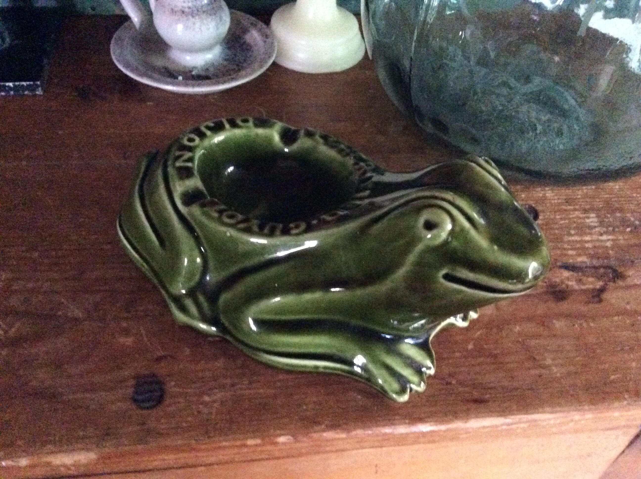 Frog ashtray
