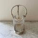 Silver-plated bottle holder