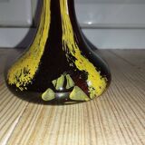 La Rochère "Volubilis" Vase – Flower shape – Amber glass
