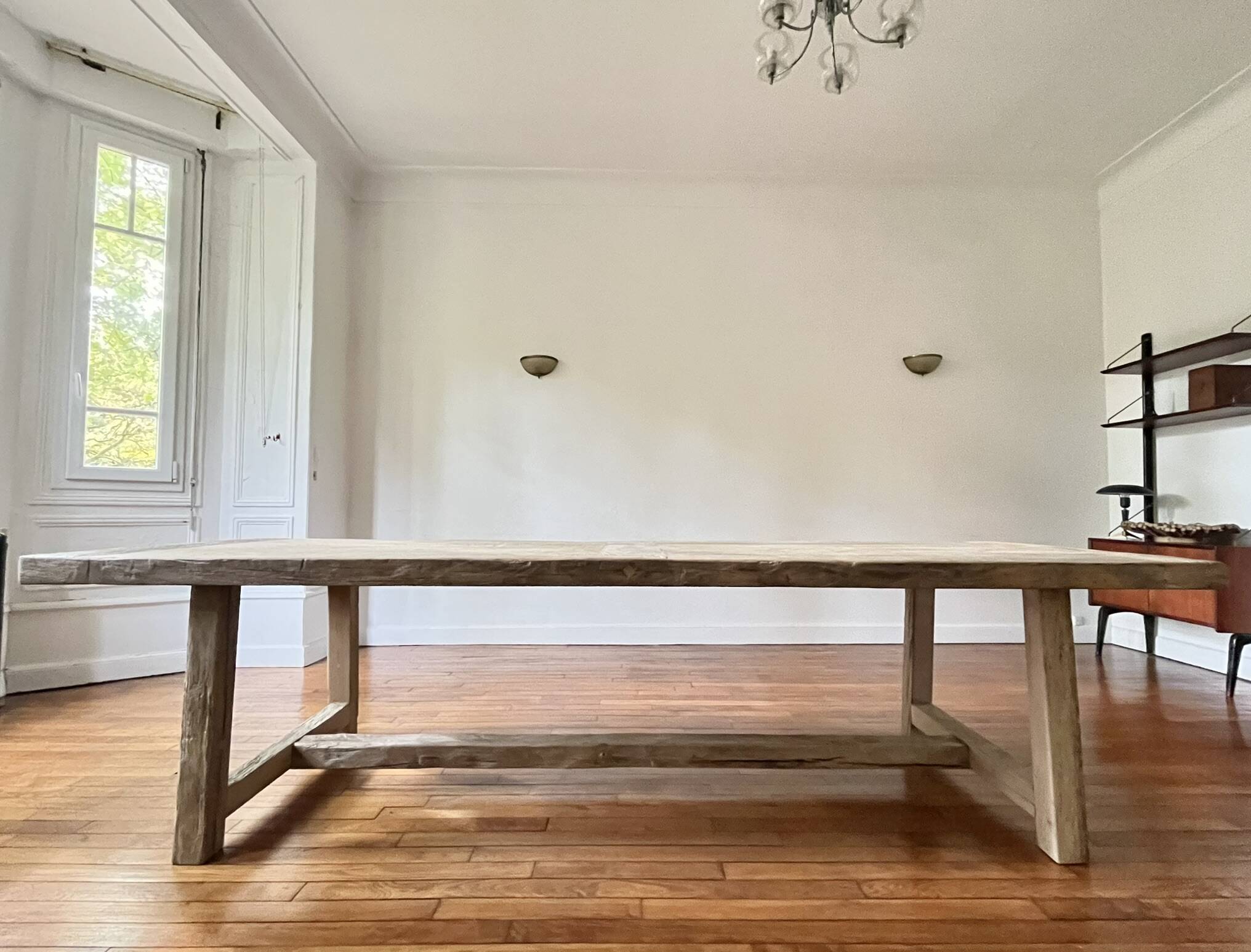 Farm Table Founder in Solid Antique Oak 250 cm long