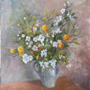 Tableau réalisé à l'huile sur toile enchâssée