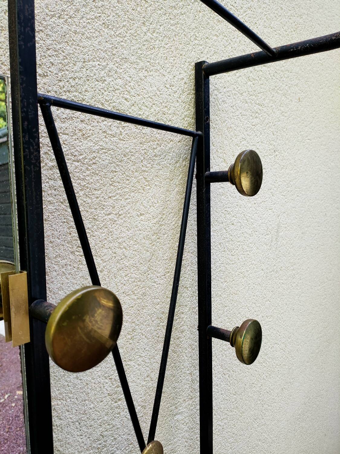 Vestiaire fer forgé vintage
