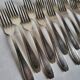 12 silver-plated table forks Manufrance