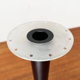 Vintage postmodern Italian wooden and stone candle holders, 1980s, set of 2.