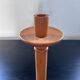 Blond wooden candle holder