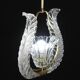 Charming Murano Glass Art Deco Pendant Chandelier by Ercole Barovier, 1940s