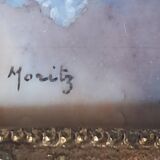 Miniature portrait signed Moritz Dallinger