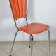 Chaise pétale orange