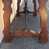 Old green ceramic coffee table from Cazaux