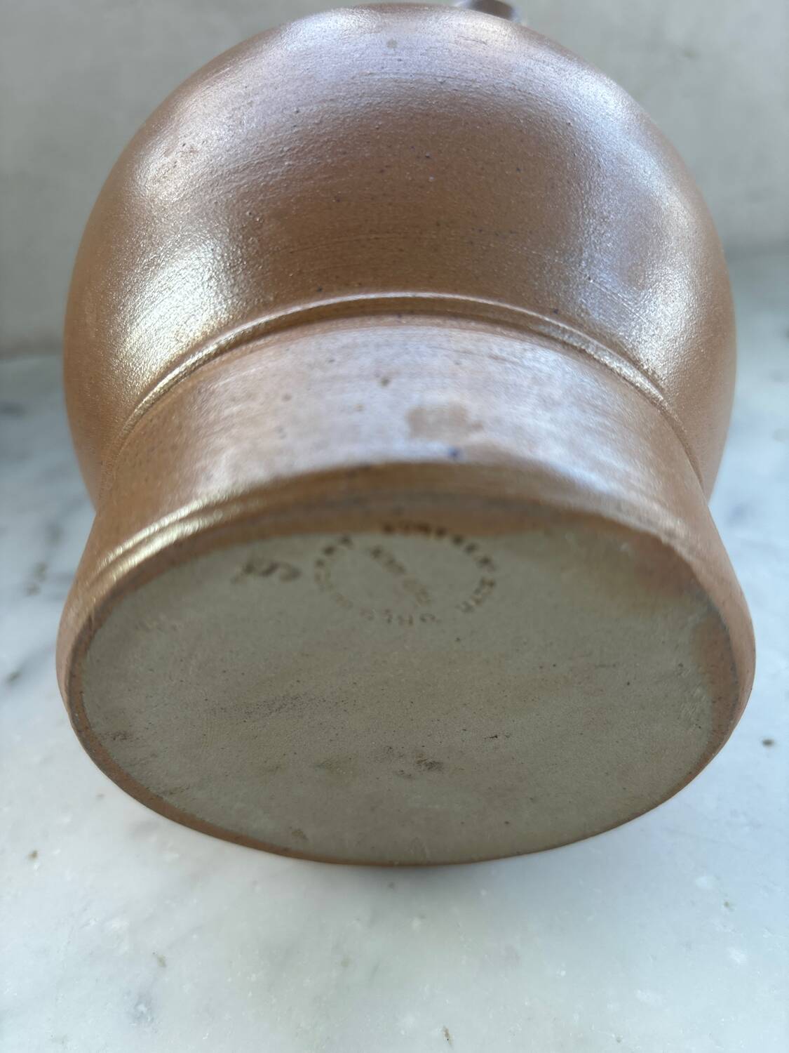 Vintage stoneware pitcher