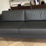 VITRA Park Sofa – Jasper Morrison – premium grey leather canapé