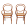 Chaises en osier en bois cintré par Jacob & Josef Kohn pour Wiener Werkstätte, Autriche, années 1890, ensemble de 2
