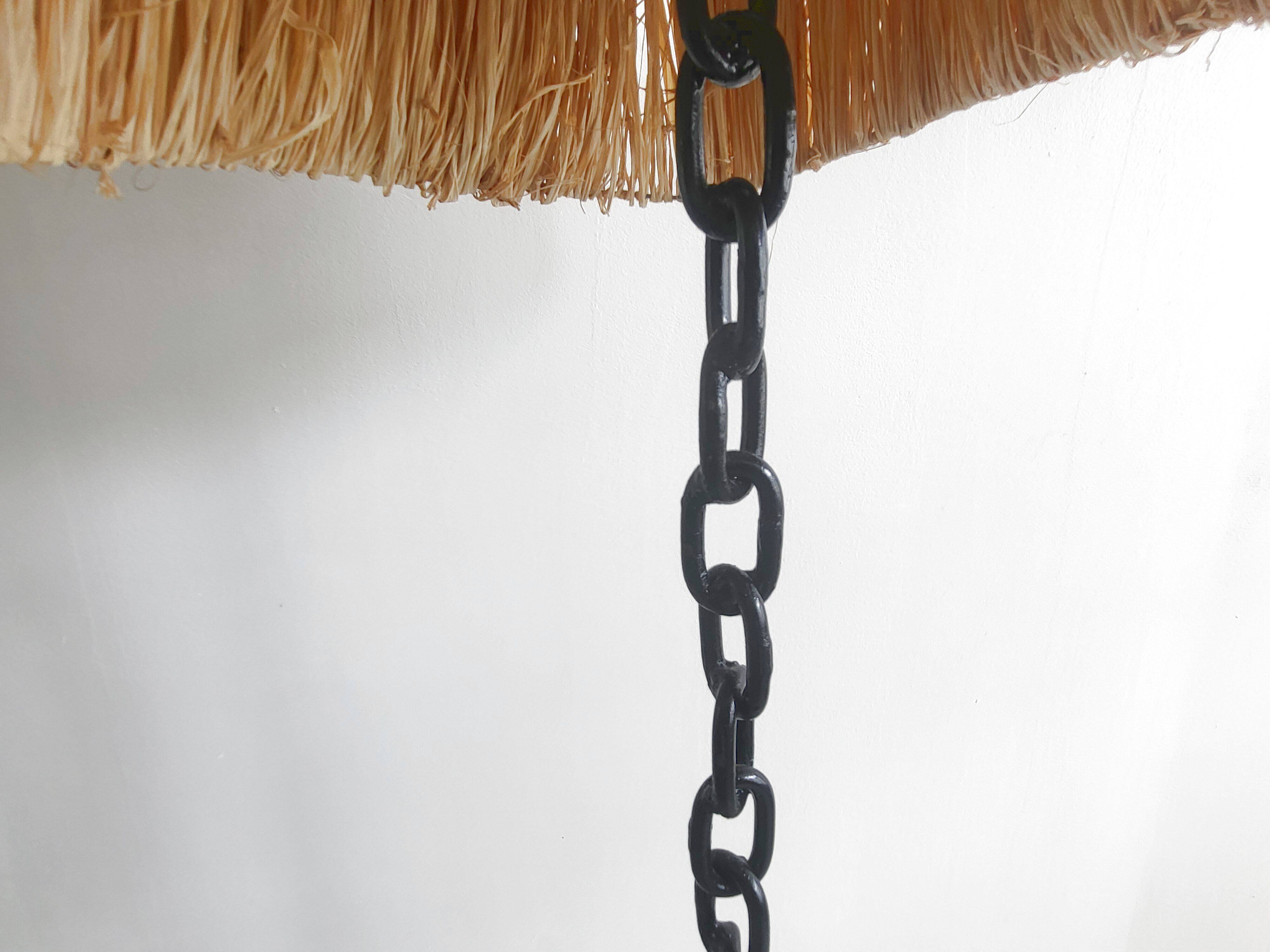 Vintage chain floor lamp 1970