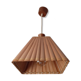 Suspension bambou carrée, vintage