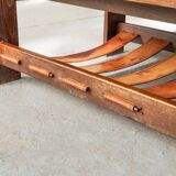 Table basse brutaliste, design hollandais, années 1970