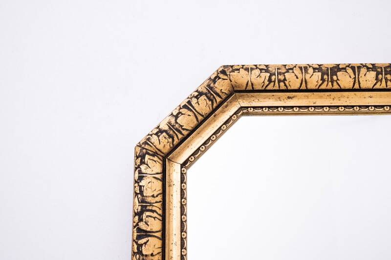 Antique mirror, Western Europe.