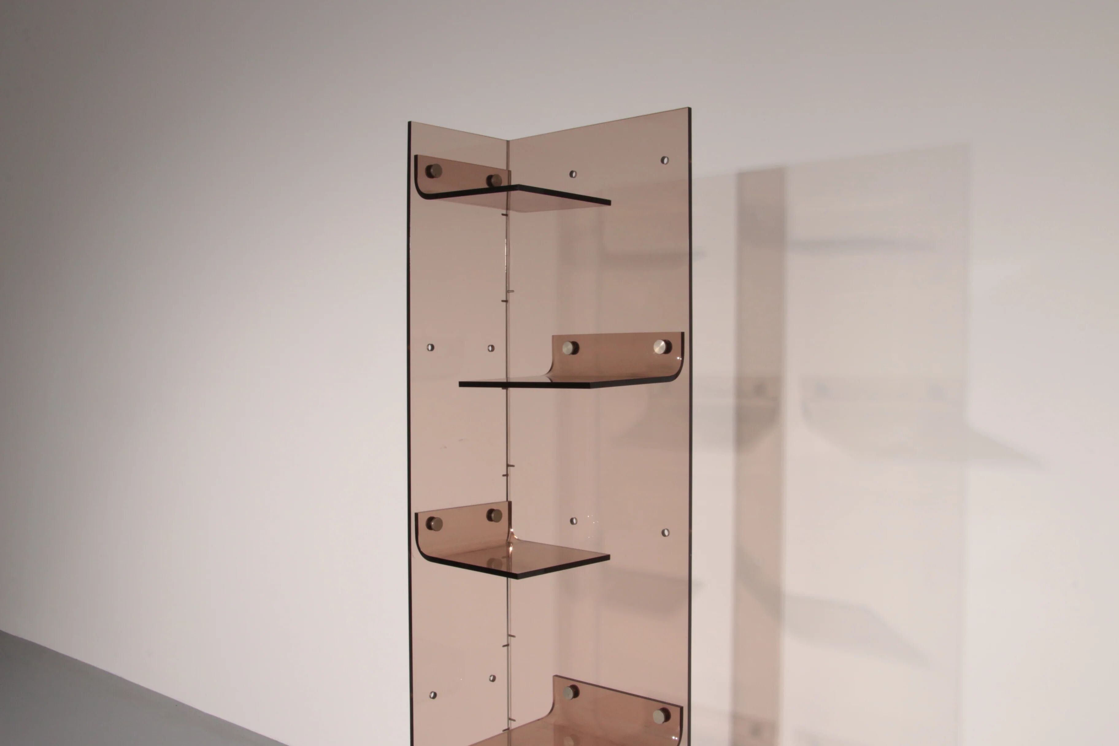 Iconic Michel Dumas Plexiglas bookcase – 1970s French space age design