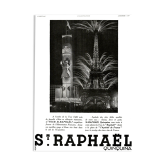 Vintage poster 30s St Raphael