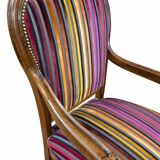 Antique carved wooden armchair, Louis-Philippe style