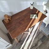 Oak farmhouse table in country style
