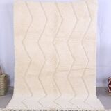 Handmade wool Berber rug 250x150 cm