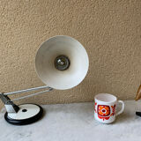 Aluminor articulated desk lamp France vintage 70s