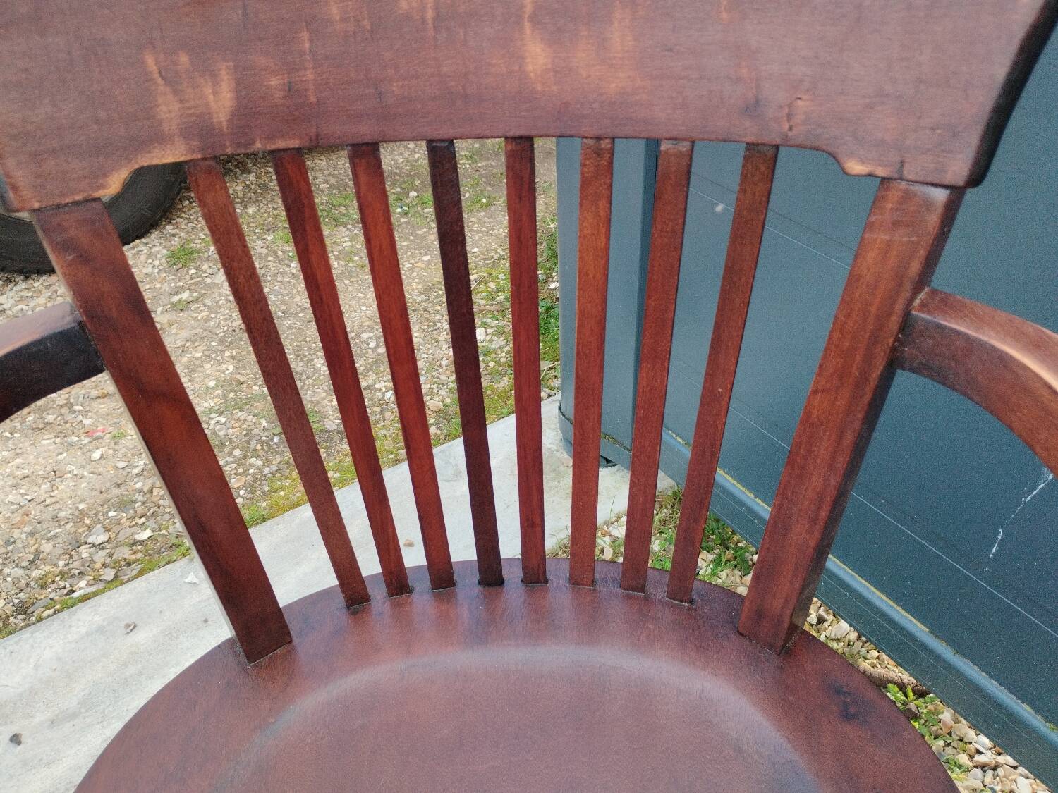 Fauteuil de bureau américain ancien