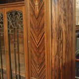 Art Deco period bookcase signed by Jules Cayette Nancy