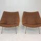 Oyster chairs by Pierre Paulin for Artifort, 1960'