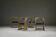 Set of 4 rattan dining chairs, 1980s Italy.