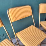 3 chaises vintage lafuma  modele chantazur