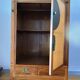 Rosewood, bronze and bamboo wardrobe La Maison Coloniale