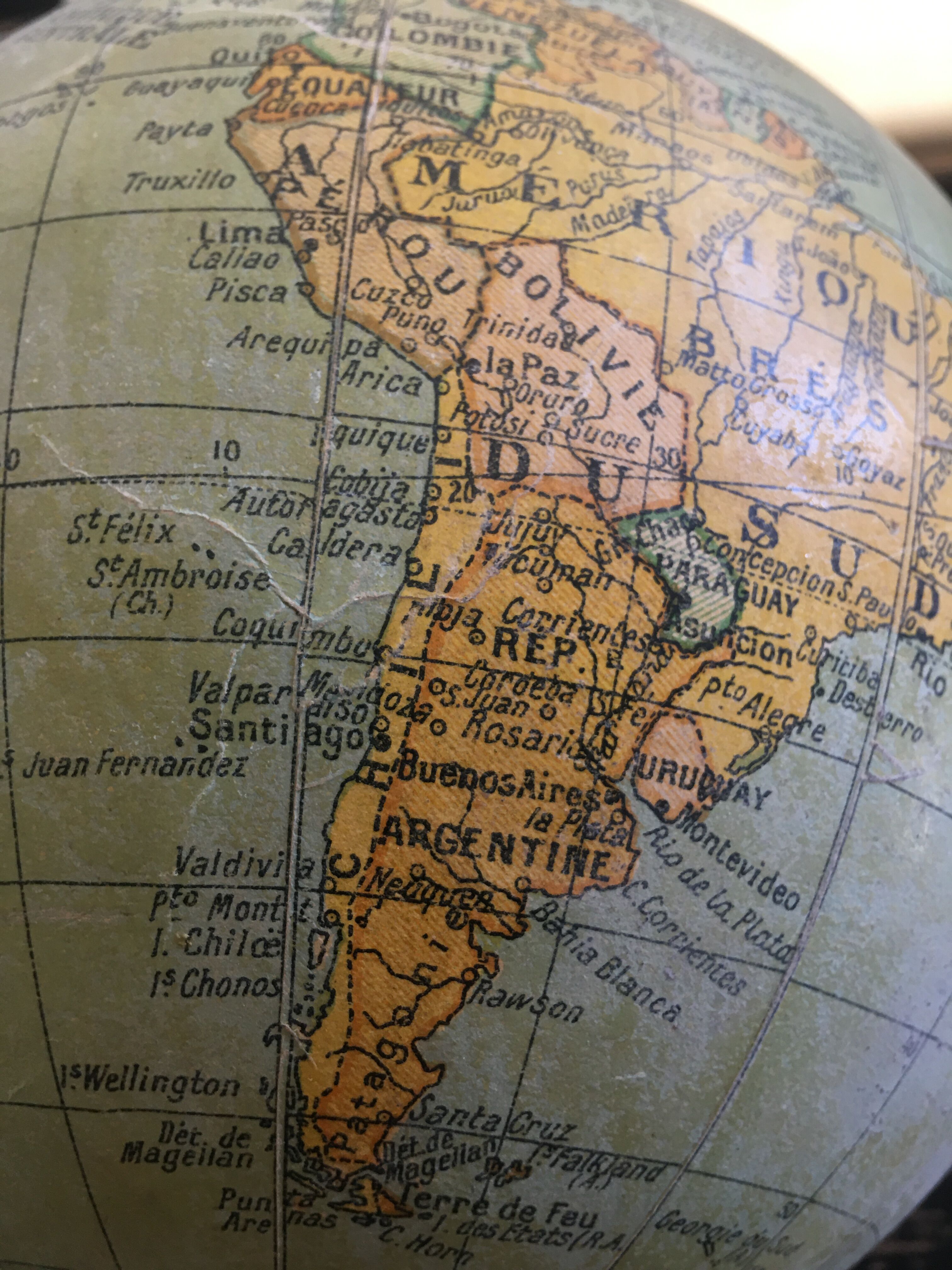 Ancient Globe Globe world map