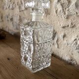 Large ornate glass carafe
